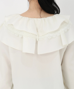 STRAWBERRY-FIELDS(ストロベリーフィールズ) |フリルカラーブラウス