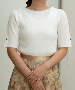 STRAWBERRY-FIELDS(ストロベリーフィールズ) |半袖リブニット