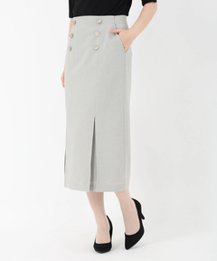 STRAWBERRY-FIELDS(ストロベリーフィールズ) |メタル釦タイトスカート