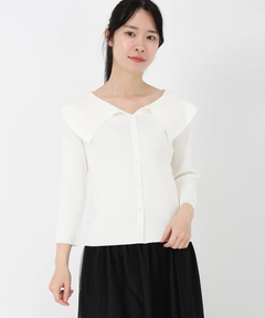 STRAWBERRY-FIELDS(ストロベリーフィールズ) |抜け衿風リブニット