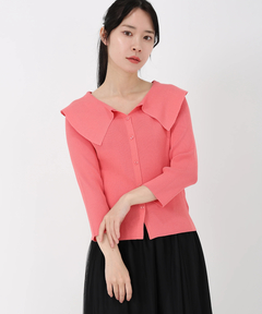 STRAWBERRY-FIELDS(ストロベリーフィールズ) |抜け衿風リブニット