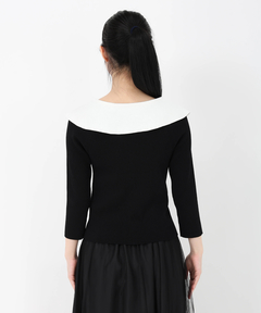 STRAWBERRY-FIELDS(ストロベリーフィールズ) |抜け衿風リブニット