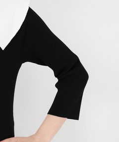 STRAWBERRY-FIELDS(ストロベリーフィールズ) |抜け衿風リブニット