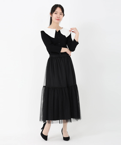 STRAWBERRY-FIELDS(ストロベリーフィールズ) |抜け衿風リブニット