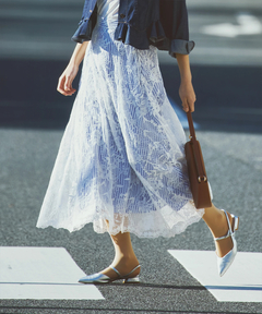 STRAWBERRY-FIELDS(ストロベリーフィールズ) |スカラレーススカート