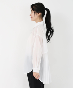 STRAWBERRY-FIELDS(ストロベリーフィールズ) |バックプリーツシャツ