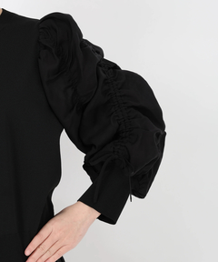 STRAWBERRY-FIELDS(ストロベリーフィールズ) |シャーリングスリーブニット