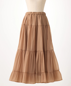 STRAWBERRY-FIELDS(ストロベリーフィールズ) |シアータフタティアードスカート