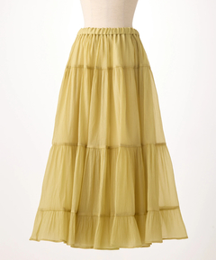 STRAWBERRY-FIELDS(ストロベリーフィールズ) |シアータフタティアードスカート