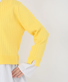 STRAWBERRY-FIELDS(ストロベリーフィールズ) |シャツレイヤード風ニットカーディガン