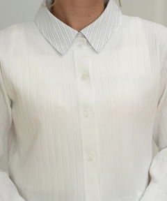 STRAWBERRY-FIELDS(ストロベリーフィールズ) |シャツレイヤード風ニットカーディガン