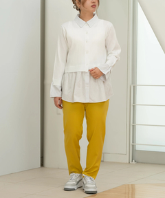 STRAWBERRY-FIELDS(ストロベリーフィールズ) |シャツレイヤード風ニットカーディガン