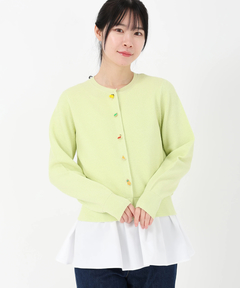 STRAWBERRY-FIELDS(ストロベリーフィールズ) |フルーツアソートニットカーディガン