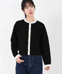 STRAWBERRY-FIELDS(ストロベリーフィールズ) |ミラノリブニットジャケット