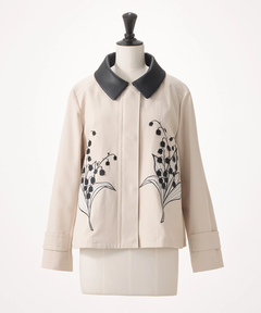 STRAWBERRY-FIELDS(ストロベリーフィールズ) |すずらん刺繍ショートコート