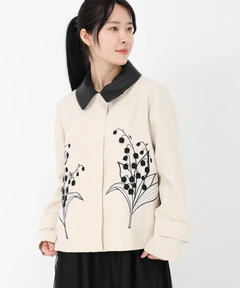 STRAWBERRY-FIELDS(ストロベリーフィールズ) |すずらん刺繍ショートコート