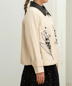 STRAWBERRY-FIELDS(ストロベリーフィールズ) |すずらん刺繍ショートコート