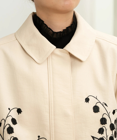 STRAWBERRY-FIELDS(ストロベリーフィールズ) |すずらん刺繍ショートコート