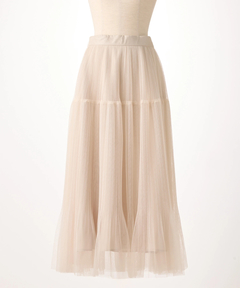 STRAWBERRY-FIELDS(ストロベリーフィールズ) |クリスタルプリーツチュールスカート
