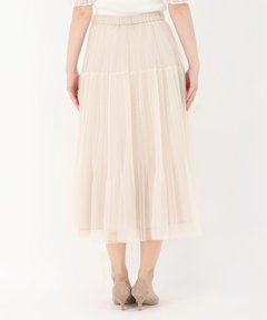 STRAWBERRY-FIELDS(ストロベリーフィールズ) |クリスタルプリーツチュールスカート