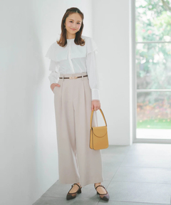 STRAWBERRY-FIELDS(ストロベリーフィールズ) |ケープカラーブラウス