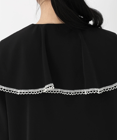 STRAWBERRY-FIELDS(ストロベリーフィールズ) |ケープカラーブラウス