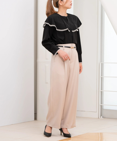 STRAWBERRY-FIELDS(ストロベリーフィールズ) |ケープカラーブラウス