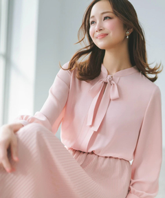 STRAWBERRY-FIELDS(ストロベリーフィールズ) |２ｗａｙボウタイプリーツワンピース