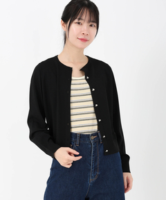 STRAWBERRY-FIELDS(ストロベリーフィールズ) |変形メタル釦カーディガン