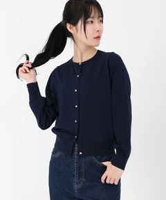 STRAWBERRY-FIELDS(ストロベリーフィールズ) |変形メタル釦カーディガン