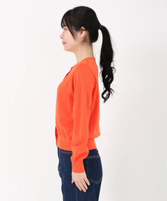 STRAWBERRY-FIELDS(ストロベリーフィールズ) |変形メタル釦カーディガン