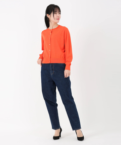 STRAWBERRY-FIELDS(ストロベリーフィールズ) |変形メタル釦カーディガン