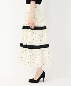 STRAWBERRY-FIELDS(ストロベリーフィールズ) |ドットプリーツティアードスカート
