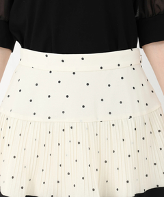 STRAWBERRY-FIELDS(ストロベリーフィールズ) |ドットプリーツティアードスカート