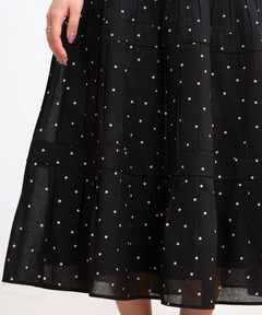 STRAWBERRY-FIELDS(ストロベリーフィールズ) |ドットプリーツティアードスカート