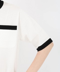 STRAWBERRY-FIELDS(ストロベリーフィールズ) |リボン釦５分丈カーディガン