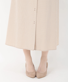 STRAWBERRY-FIELDS(ストロベリーフィールズ) |リボン付きシャツワンピース