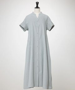 STRAWBERRY-FIELDS(ストロベリーフィールズ) |リボン付きシャツワンピース