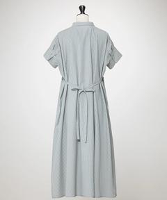 STRAWBERRY-FIELDS(ストロベリーフィールズ) |リボン付きシャツワンピース