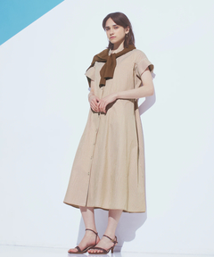 STRAWBERRY-FIELDS(ストロベリーフィールズ) |リボン付きシャツワンピース