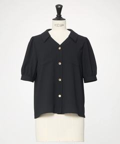 STRAWBERRY-FIELDS(ストロベリーフィールズ) |ポケットディティールジョーゼットブラウス