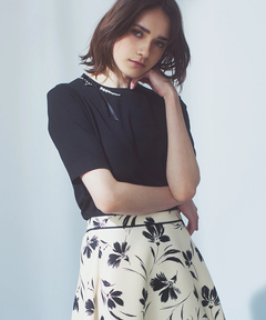 STRAWBERRY-FIELDS(ストロベリーフィールズ) |パールビジューリボンニット