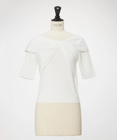 STRAWBERRY-FIELDS(ストロベリーフィールズ) |アシンメトリーリボン風ニット