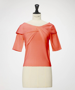 STRAWBERRY-FIELDS(ストロベリーフィールズ) |アシンメトリーリボン風ニット