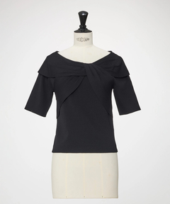 STRAWBERRY-FIELDS(ストロベリーフィールズ) |アシンメトリーリボン風ニット