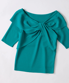 STRAWBERRY-FIELDS(ストロベリーフィールズ) |アシンメトリーリボン風ニット