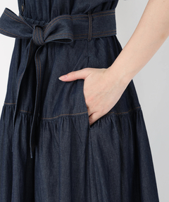 STRAWBERRY-FIELDS(ストロベリーフィールズ) |ライトデニムワンピース