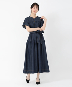 STRAWBERRY-FIELDS(ストロベリーフィールズ) |ライトデニムワンピース