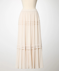 STRAWBERRY-FIELDS(ストロベリーフィールズ) |ピンタックティアードスカート