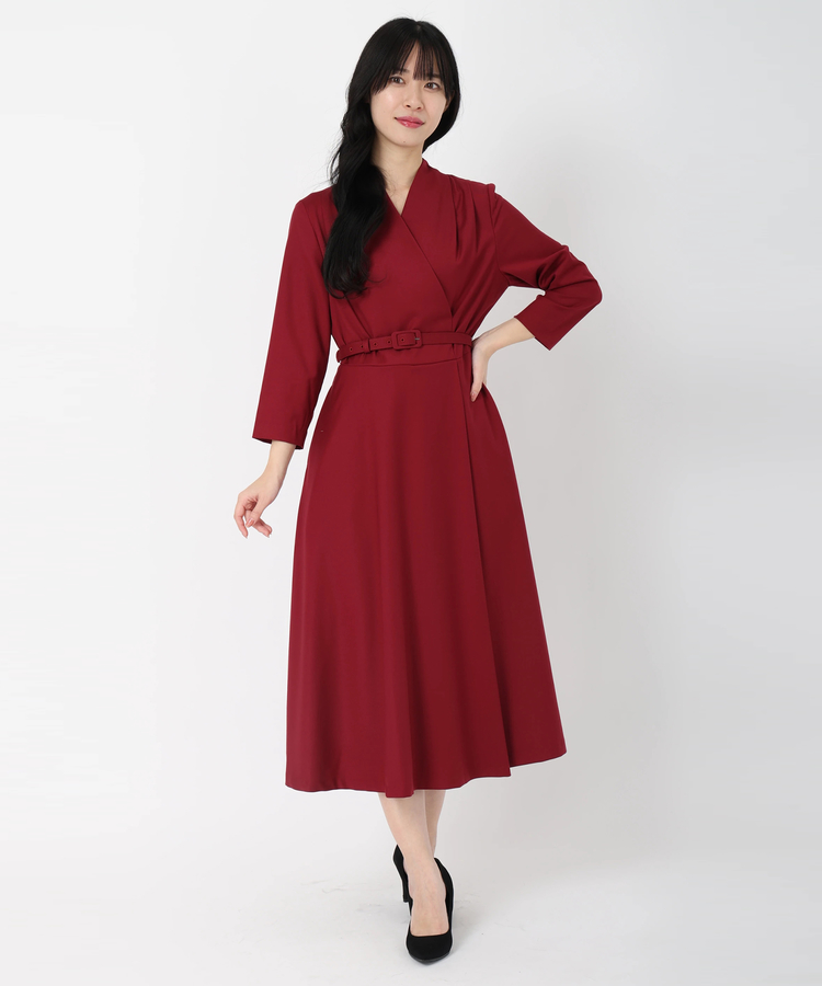 【未使用品】Strawberry fields ワンピース STRAWBERRY-FIELDS ワンピース スクエアドットカシュクール